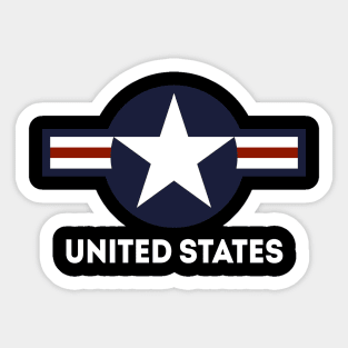 United States USAF Military Roundel, United States Air Force Sticker